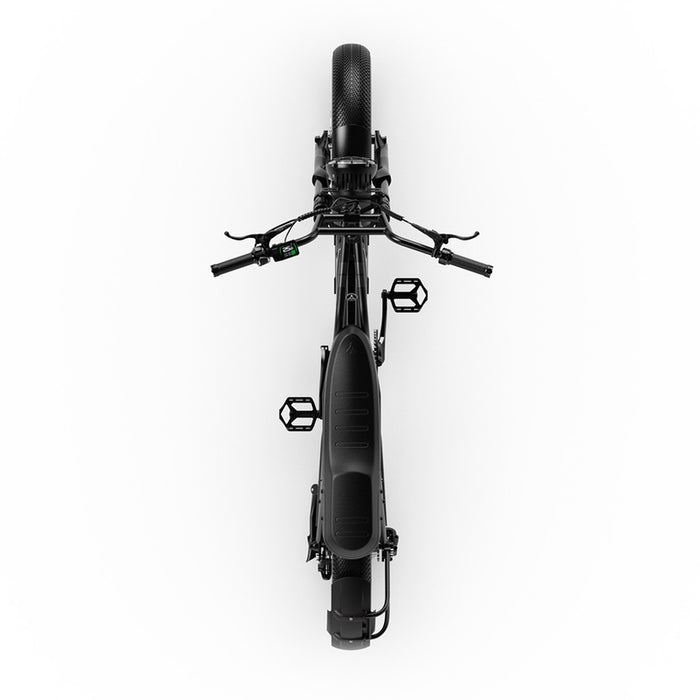 Electric bicycle A-SPADZ CAVET AIR FAT 20" BLACK 250 W, UP TO 25 KM/H, MILEAGE UP TO 100 KM, 20.00 "