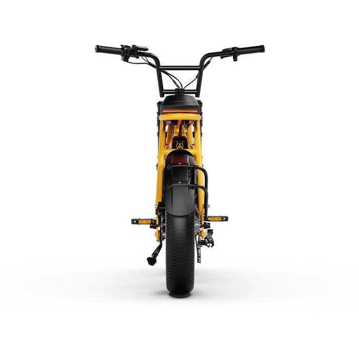 Electric bicycle A-SPADZ CAVET AIR FAT 20" YELLOW 250 W, UP TO 25 KM/H, MILEAGE UP TO 100 KM, 20.00 "