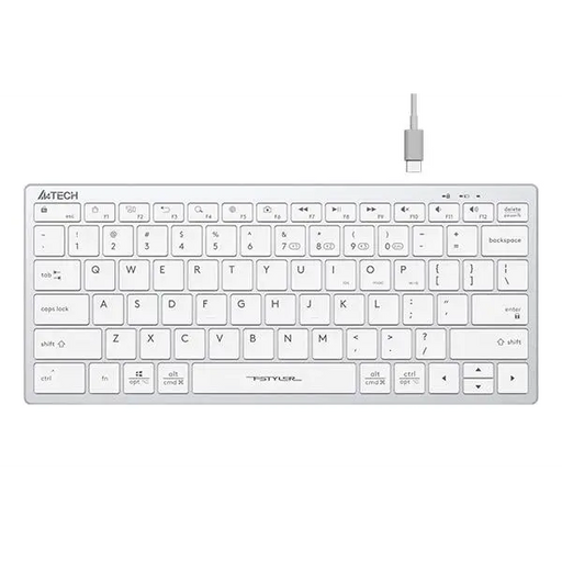 A4TECH FBX51C FStyler Wireless Keyboard White - Клавиатури<<<Компютърна