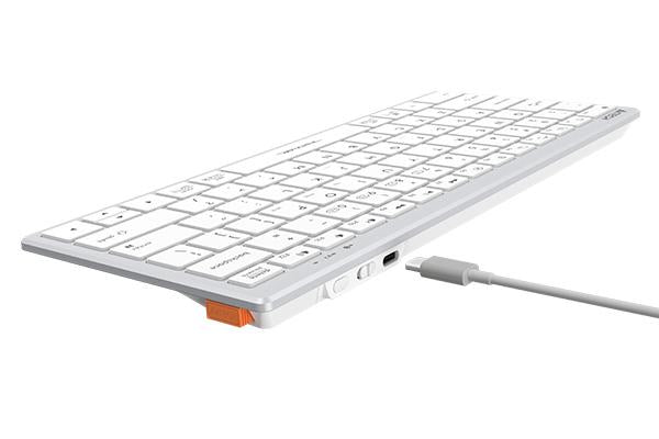 A4TECH FBX51C FStyler Wireless Keyboard White - Клавиатури<<<Компютърна