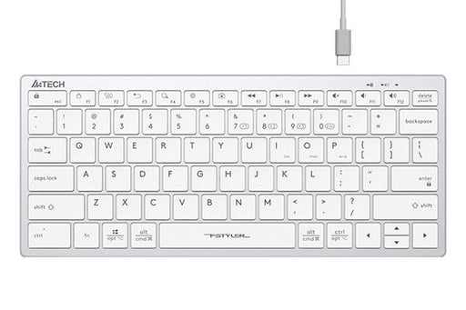 A4TECH FBX51C FStyler Wireless Keyboard White - Клавиатури<<<Компютърна