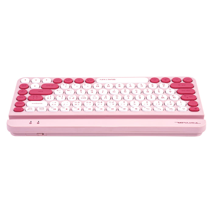 A4tech Fstyler FBK30 Wireless Keyboard, Bluetooth, 2.4G, Phone Stand, Cyrillic, Pink