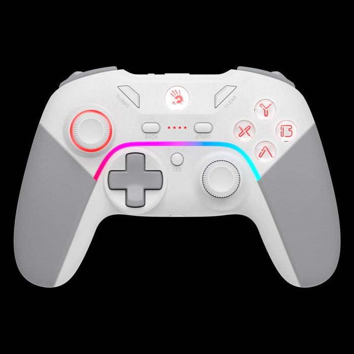 A4tech Bloody GPW70 Gaming Controller, Wired and Wireless, RGB, White