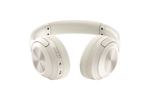Bluetooth headphones with microphone A4tech BH220, Bluetooth v.5.3, Beige