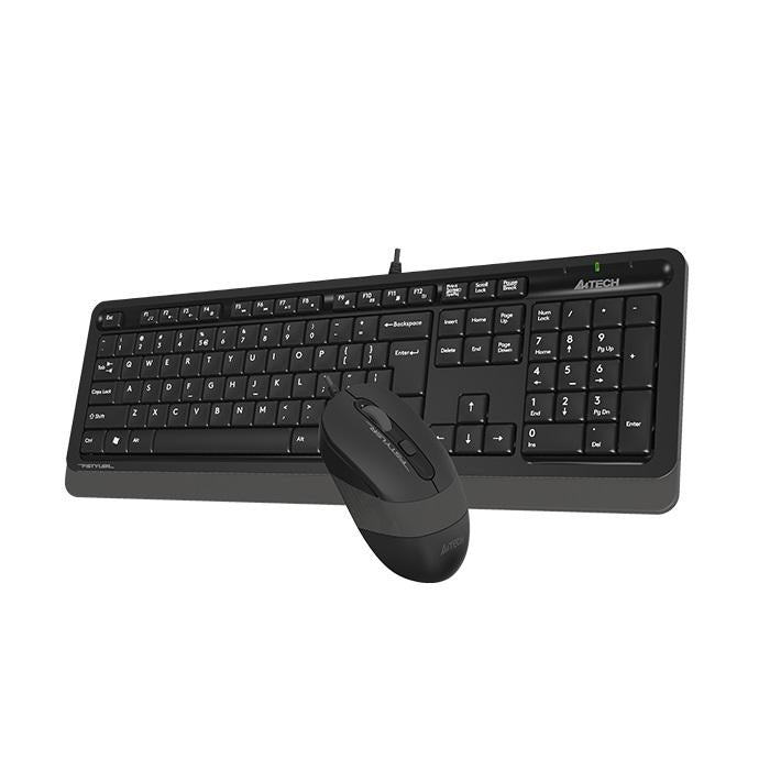 Keyboard and mouse set A4TECH Fstyler F1010, Gray
