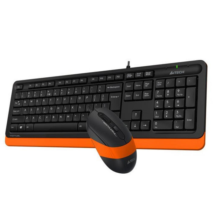 A4TECH Fstyler F1010 keyboard and mouse set, Orange