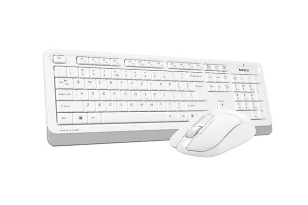 Keyboard and mouse set A4TECH Fstyler FG1012, Wireless, White