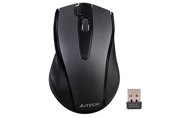 A4tech V-Track G9-500FS Wireless Silent Mouse, Black