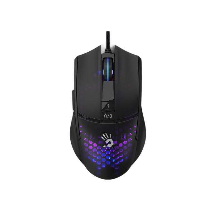 Gaming mouse A4tech bloody L65 Max, Wired, 12000 cpi, Honeycomb, Black