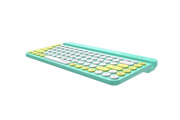 A4tech Fstyler FBK30 Wireless Keyboard, Bluetooth, 2.4G, Phone Stand, Cyrillic, Avocado