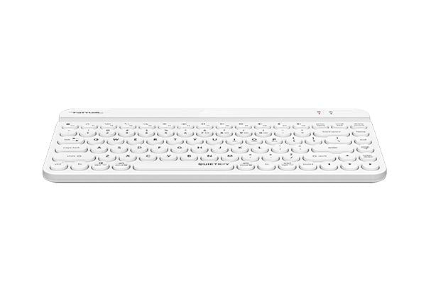 Wireless keyboard A4tech Fstyler FBK30, Bluetooth, 2.4G, Phone stand, Cyrillic, White