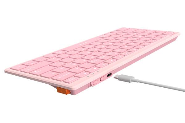 A4TECH FBX51C FSTyler Wireless Keyboard, Pink