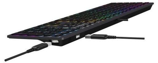 Keyboard A4 Tech A4TKLA47125 White Black Grey QWERTY