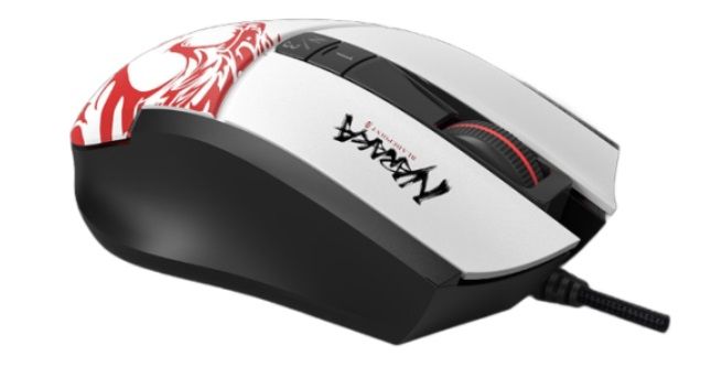Gaming mouse A4tech bloody L65 Max, Wired, 12000 cpi, Naraka, Black/White