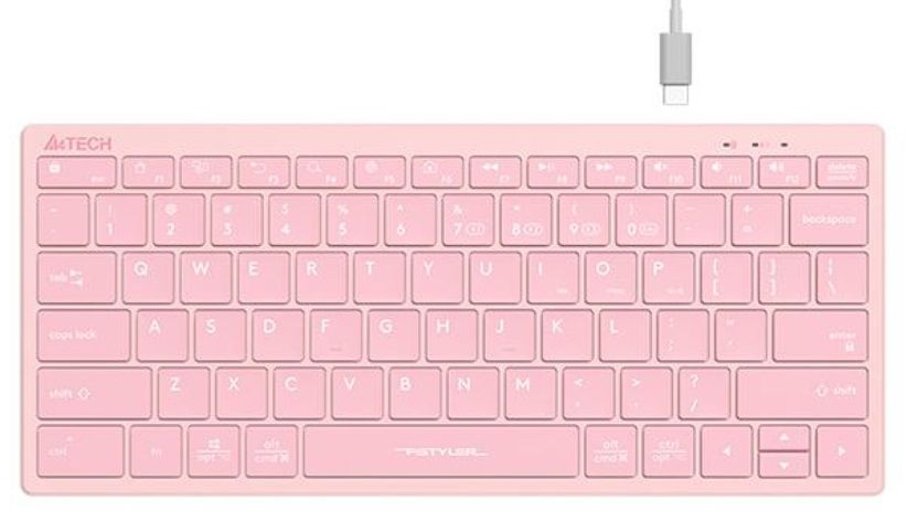 A4TECH FBX51C FSTyler Wireless Keyboard, Pink