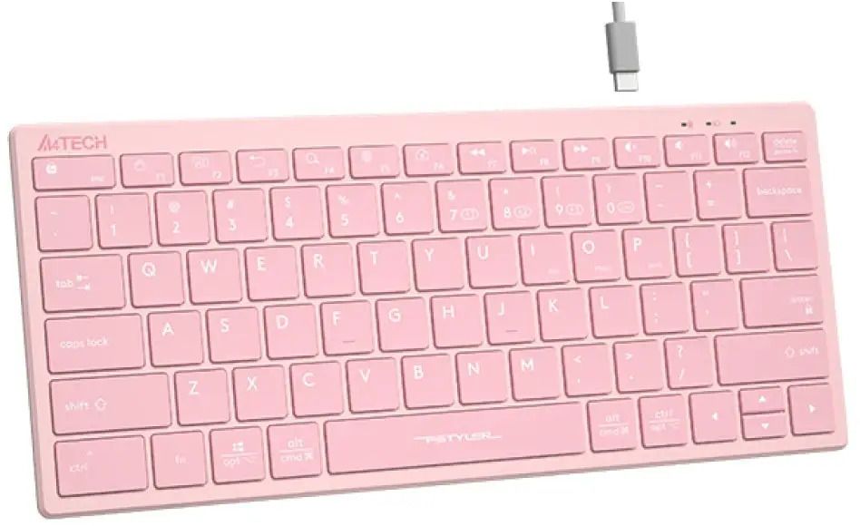 A4TECH FBX51C FSTyler Wireless Keyboard, Pink