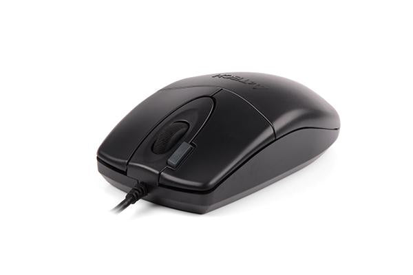 Optical mouse A4tech OP 620DS, silent click, USB. black
