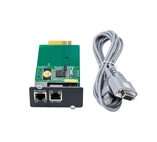 ABB Winpower SNMP Card PowerValue For PowerValue only. Includes SPS software. Supports SNMP. Not suitable for 11T G2