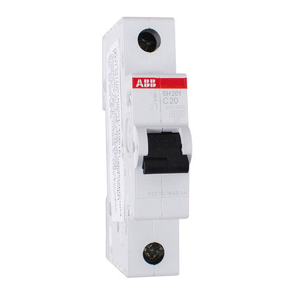 AUTOMATIC CIRCUIT BREAKER 20A SINGLE-POLE ABB SH201-C20, 1P