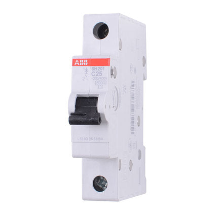 AUTOMATIC CIRCUIT BREAKER 25A SINGLE-POLE ABB SH201-C25, 1P