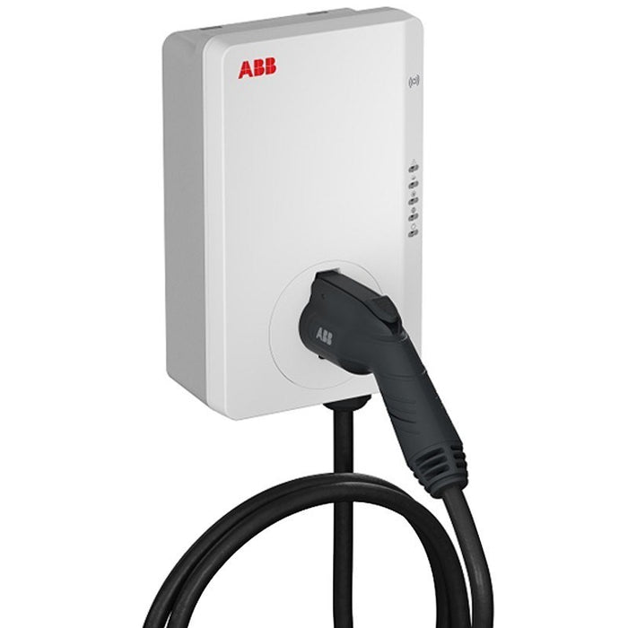 ABB Terra AC W11-G5-R-V2-0 charging station: Terra AC wallbox 11 kW, Type 2, 5 m cable, 3-phase/16 A, with RFID, version 2