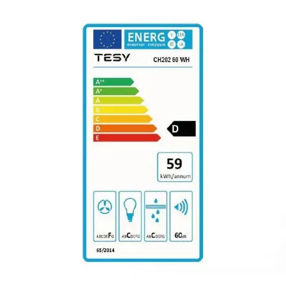 Absorber TESY CH 202 1T 60 WH - Стандартни абсорбатори<<<Абсорбатори<<<Едра бяла техника<<<TechnoMix