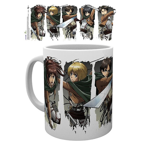 ABYSTYLE ATTACK ON TITAN Character Montage mug - Дрехи и аксесоари<<<Геймърска периферия<<<ValiAPI