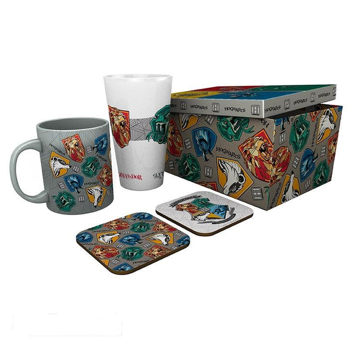 ABYSTYLE HARRY POTTER Set, Cup, Glass, 2 x Coasters