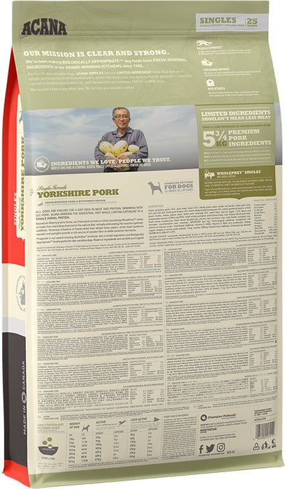Acana Singles Yorkshire Pork  11,4 kg