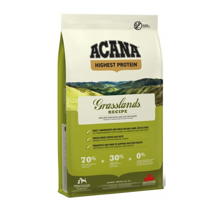 ACANA Highest protein Grasslands Dog - dry dog food - 11,4kg