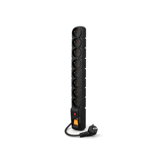ACAR S8 Black 8 AC outlet(s) 230 V 5m - Power stripsLIP-LIS<<<Slats and extension cordsLIP<<<ActionPL