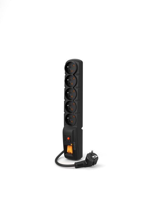 ACAR F5 Black 5 AC outlet(s) 230 V 1.5 m