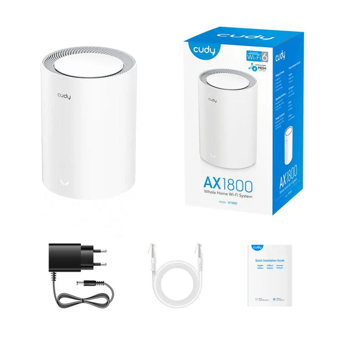 Access point Cudy M1800 1-Pack - Безжични рутери<<<Мрежово оборудване<<<ValiAPI&&&Компютър Мрежи и
