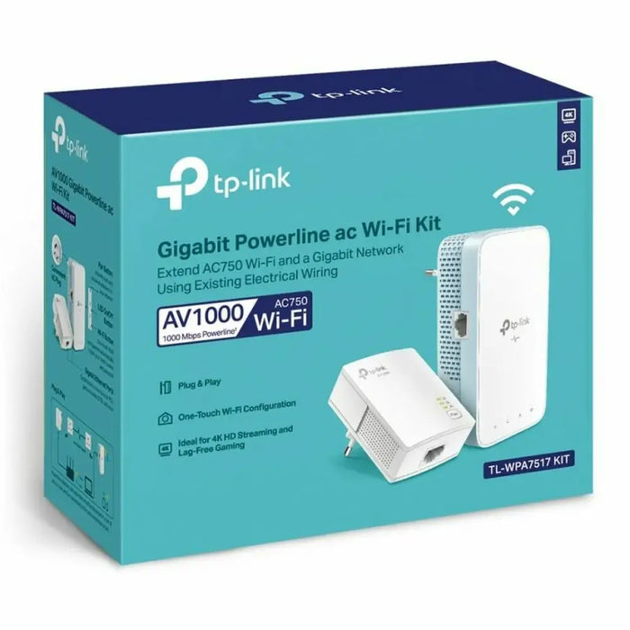 Access Point Repeater TP-Link TL-WPA7517 KIT - Точки за Достъп<<<Компютър Мрежи и компоненти<<<Компютри|