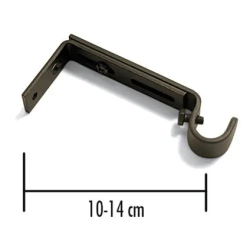 ACCESSORY BRACKET 2 PCS. GARDINIA MEMPHIS 10-14 CM BLACK - Аксесоари за корнизи<<<Корнизи щори и пердета<<<Мебели и