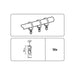 ACCESSORY HOOK GARDINIA LUGANO TRANSPARENT 10 PCS. - Аксесоари за корнизи<<<Корнизи щори и пердета<<<Мебели и