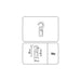 ACCESSORY HOOK GARDINIA LUGANO TRANSPARENT 10 PCS. - Аксесоари за корнизи<<<Корнизи щори и пердета<<<Мебели и