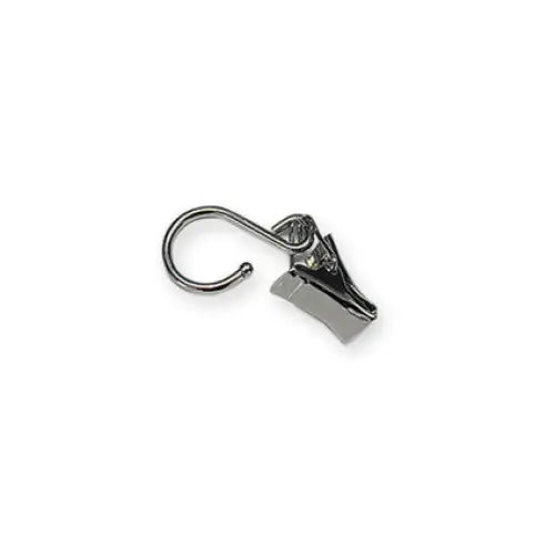 ACCESSORY HOOK WITH CLIP GARDINIA ROPE CORNER 20 PCS. NICKEL - Аксесоари за корнизи<<<Корнизи щори и пердета<<<Мебели и
