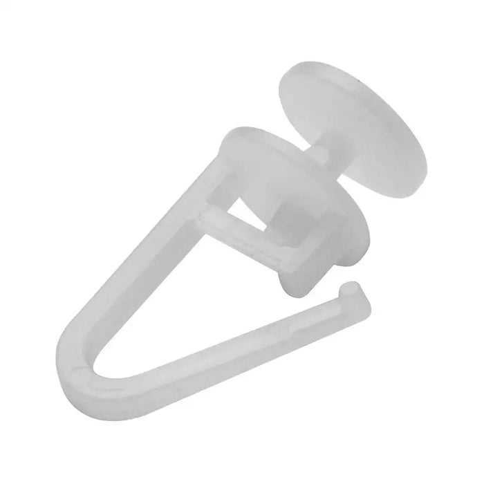 ACCESSORY HOOKS 2-CHANNEL 50 PCS. WHITE - Аксесоари за корнизи<<<Корнизи щори и пердета<<<Мебели и интериор<<<Praktiker