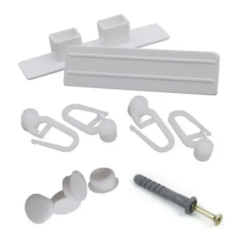 ACCESSORY KIT KARPOL FOR DOUBLE-CHANNEL CORNICE 200 CM. - Аксесоари за корнизи<<<Корнизи щори и пердета<<<Мебели и