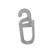 ACCESSORY PLASTIC HOOK GENKOVSKI TRANSPARENT 10 PCS. - Аксесоари за корнизи<<<Корнизи щори и пердета<<<Мебели и