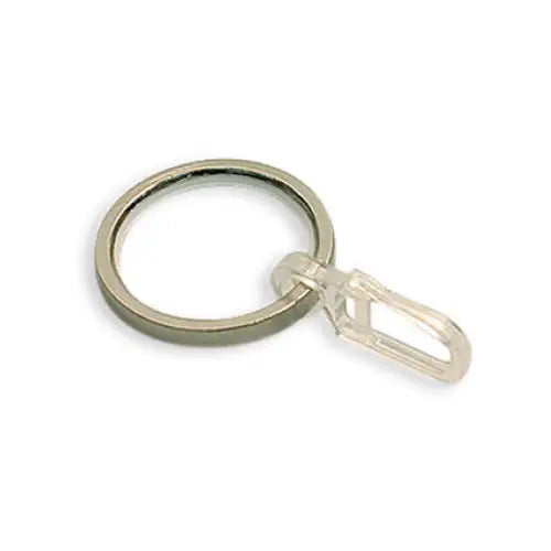 ACCESSORY RING WITH HOOK GARDINIA CHICAGO STEEL OPTIC 10 PCS. - Аксесоари за корнизи<<<Корнизи щори и пердета<<<Мебели