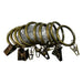 ACCESSORY RING WITH HOOK GARDINIA EUROPE BRASS ANTIQUE 10 PCS. - Аксесоари за корнизи<<<Корнизи щори и пердета<<<Мебели