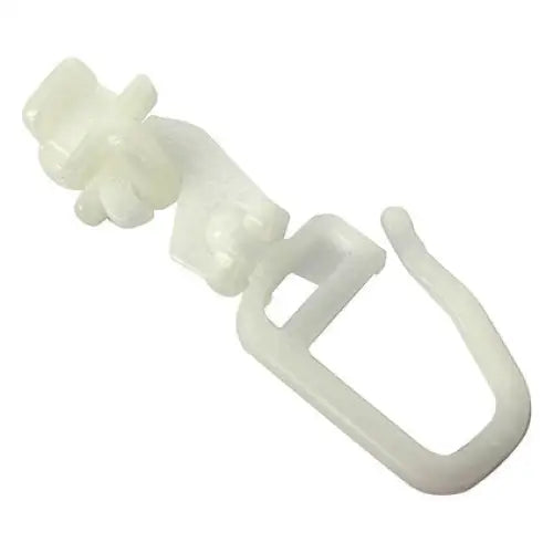 ACCESSORY ROTATING GARDINIA SLIDER FOR 6 MM PROFILE. WHITE - Аксесоари за корнизи<<<Корнизи щори и пердета<<<Мебели и