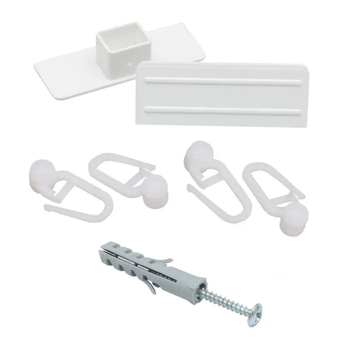 ACCESSORY SET FOR ONE-CHANNEL KARPOL 200 CM - Аксесоари за корнизи<<<Корнизи щори и пердета<<<Мебели и