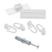 ACCESSORY SET FOR ONE-CHANNEL KARPOL 200 CM - Аксесоари за корнизи<<<Корнизи щори и пердета<<<Мебели и