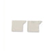 ACCESSORY TIP 2 PCS. FOR TWO-CHANNEL PVC MOLDING WITH FRONT - Аксесоари за корнизи<<<Корнизи щори и пердета<<<Мебели и