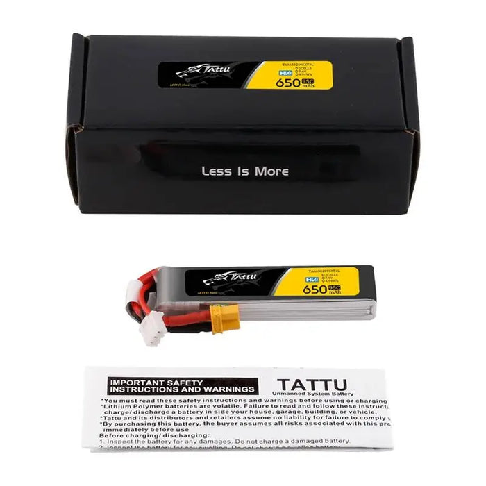 Accumulator Lipo Tattu 2s 650mAh 95C 7.6V HV z XT30 Long-Pack - Lithium and NiMH<<<Batteries<<<RC models<<<InnproXML