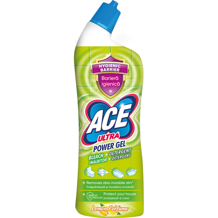 DEGREASER AND BLEACH 750 ML LEMON GEL ACE