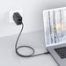 Acefast 2in1 wall charger 2x USB-C / USB-A 65W PD QC 3.0 AFC FCP (set with USB-C 1.2m cable) black (A13 black) - Cell